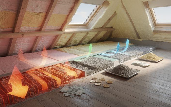 Isolation des combles perdus : matériaux, budget au m² et gains énergétiques réels